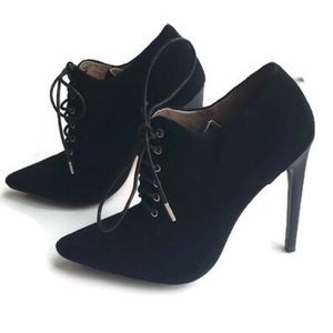 L.A.M.B Isabella Black Booties Size 6